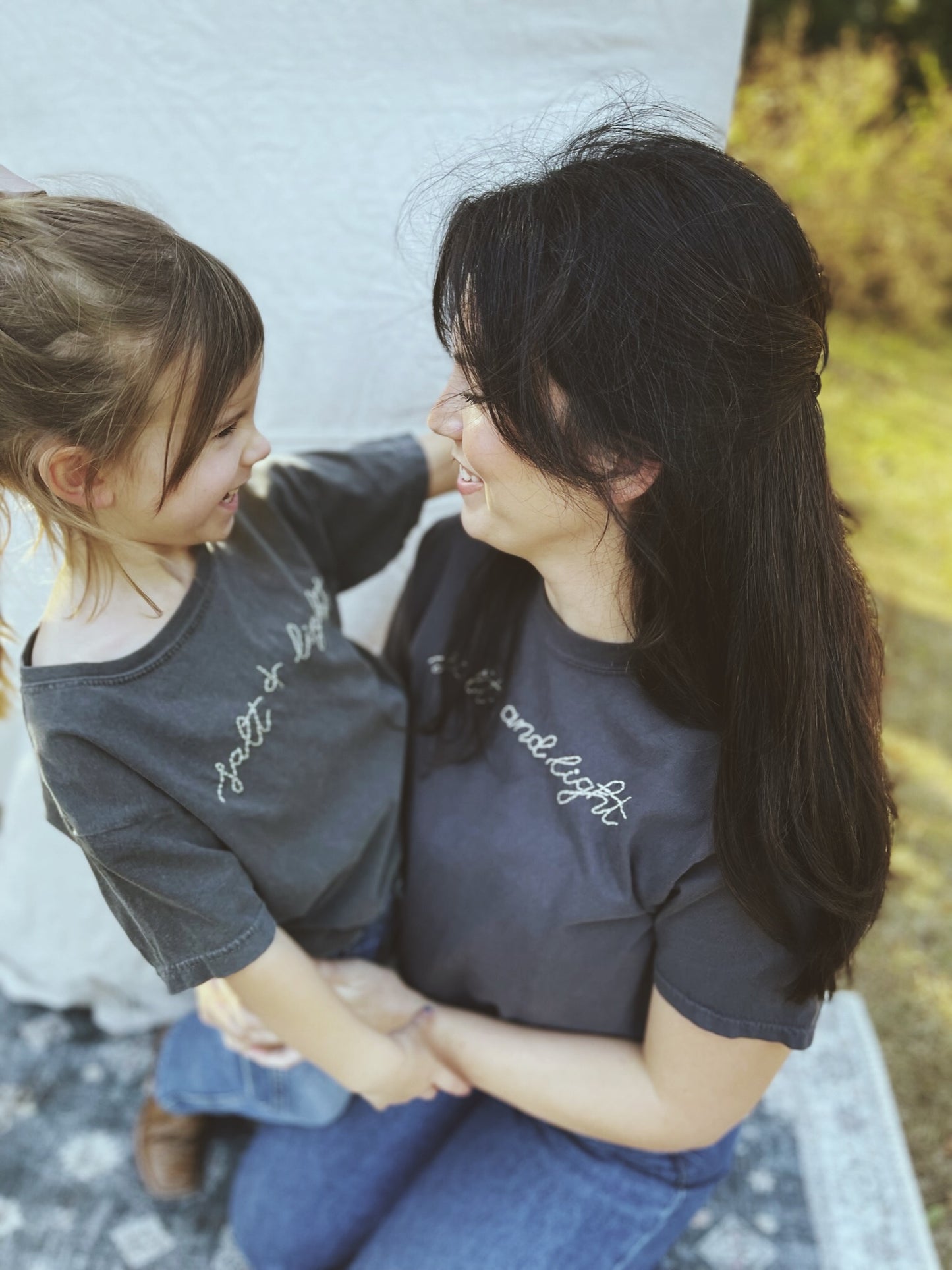 Salt + Light Embroidered T-shirt