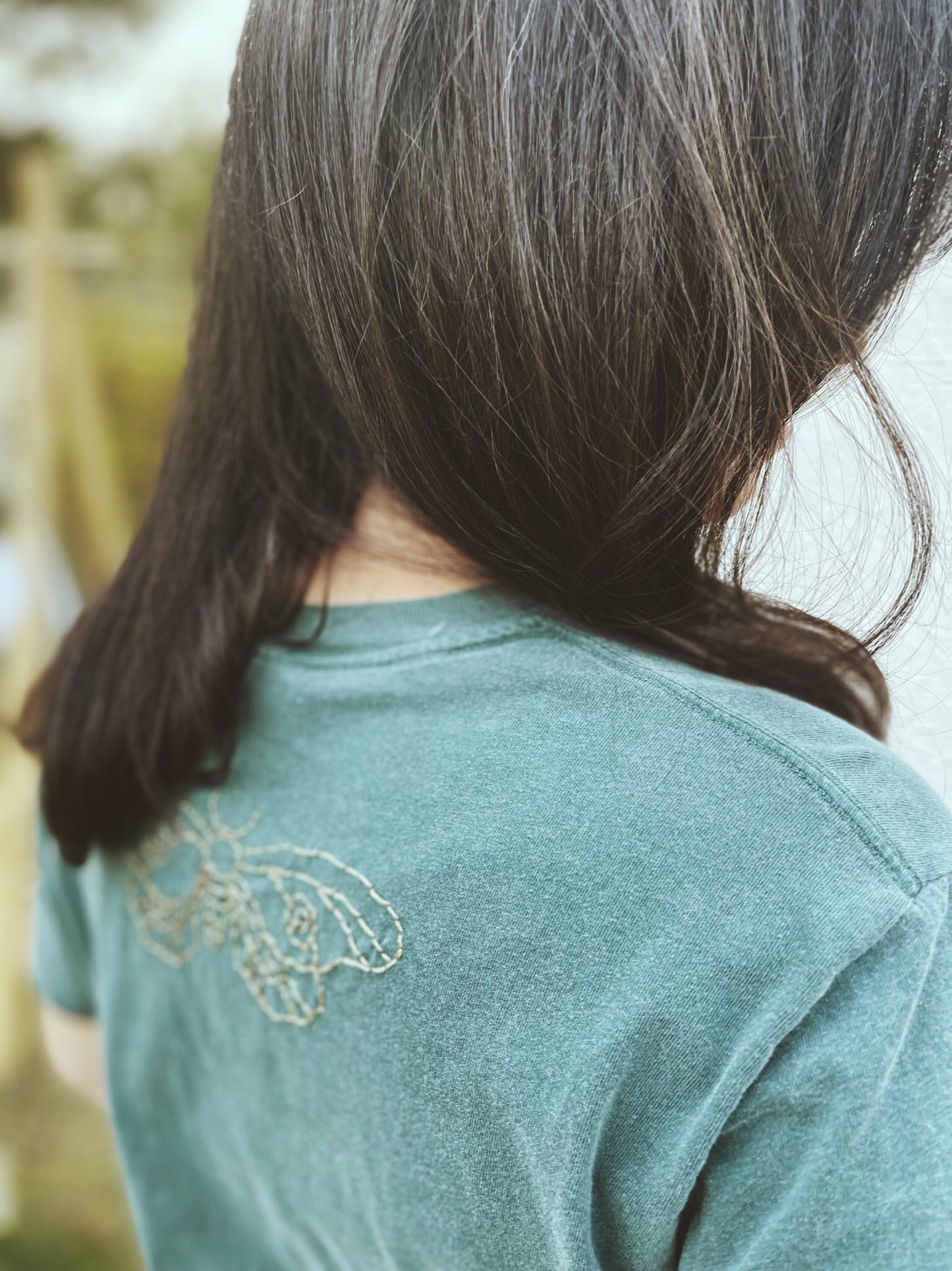 Moth Embroidered T-shirt