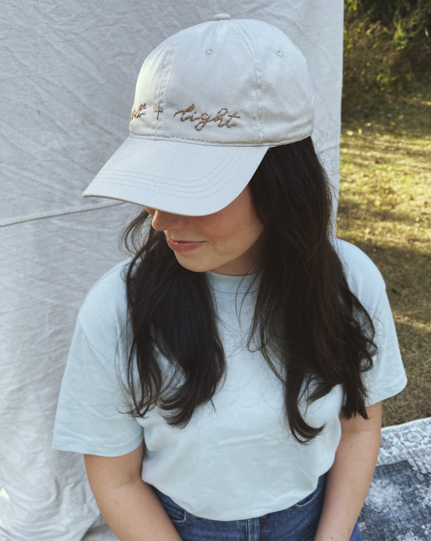 Salt + Light Embroidered Hat