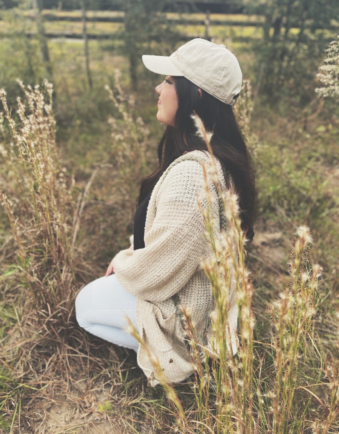 Salt + Light Embroidered Hat