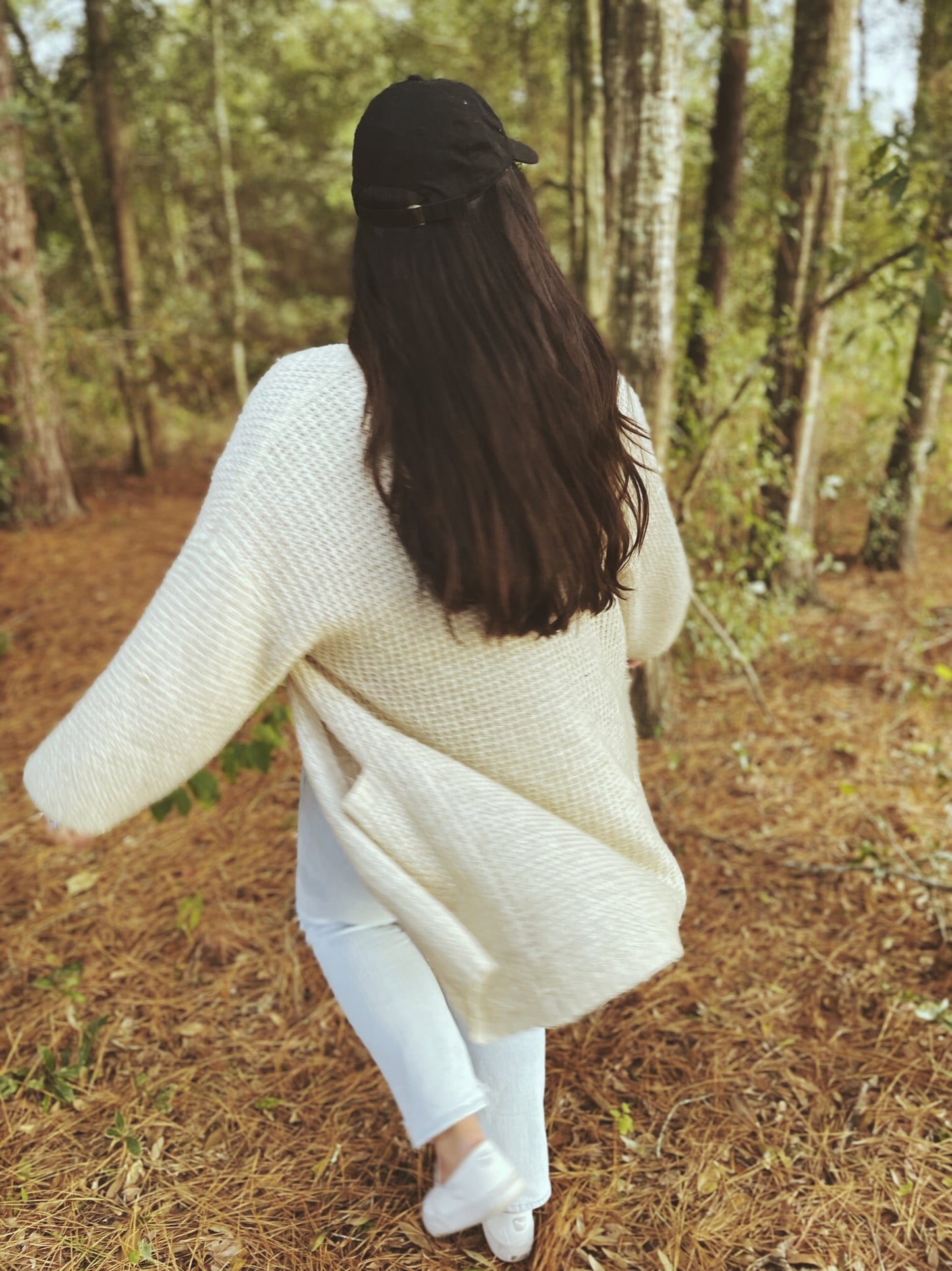 Simple Leaf Embroidered Hat