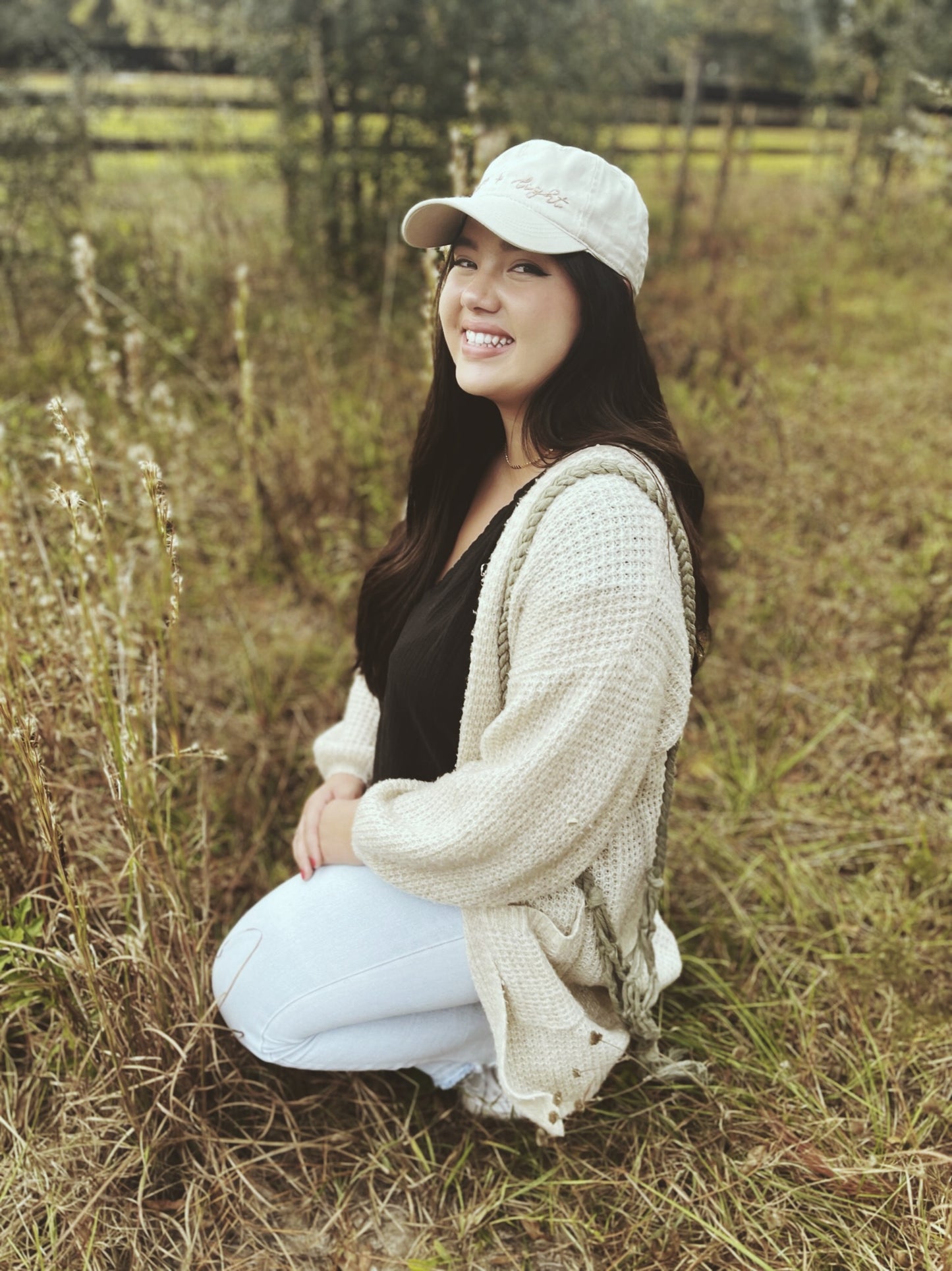 Salt + Light Embroidered Hat