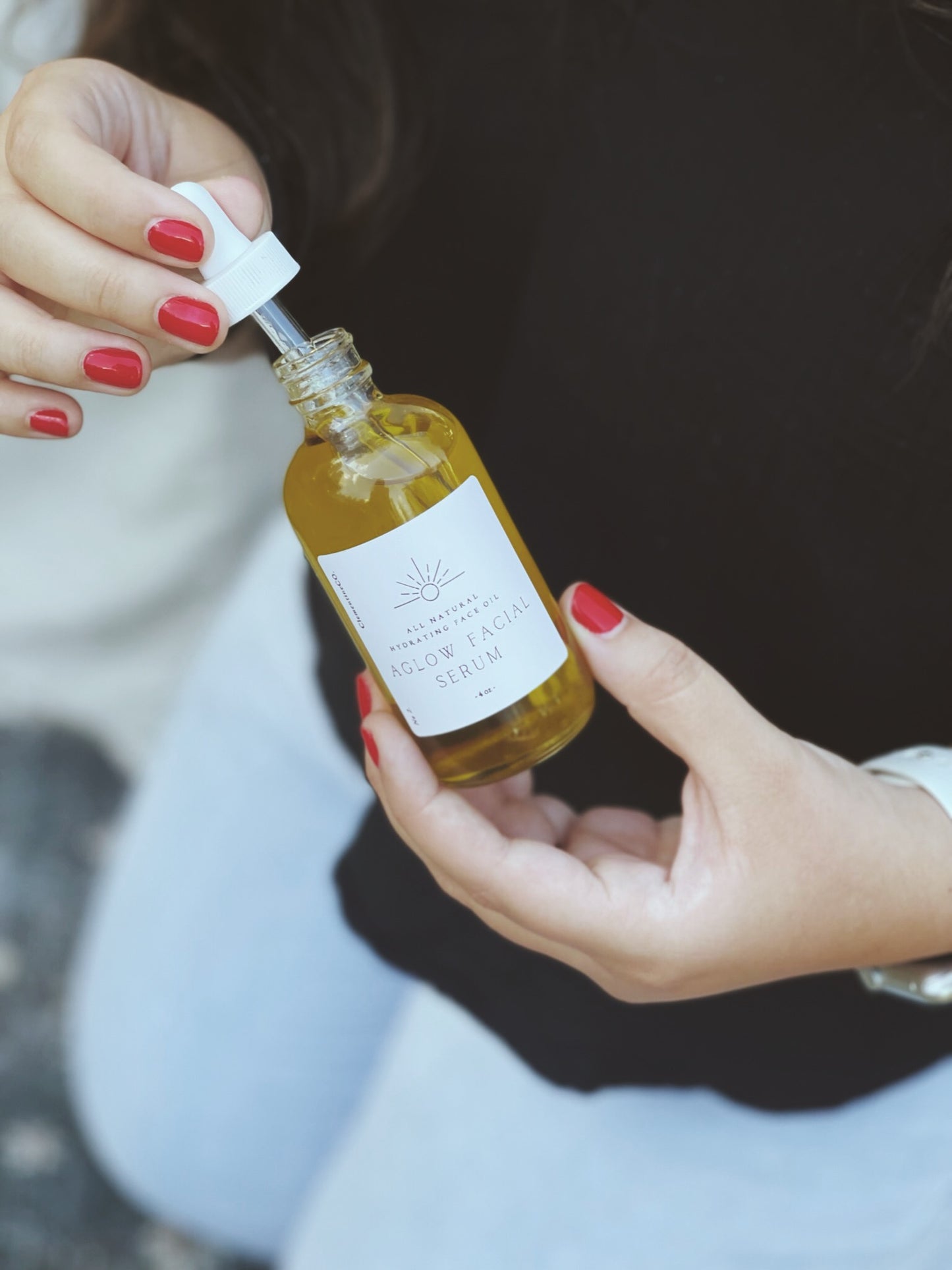 Aglow Facial Serum - All Natural Hydrating Face Oil